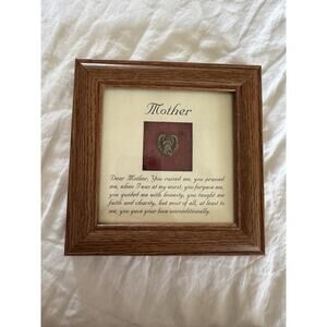 Vintage Sentimental Wooden Frame Gift For Mom 7x7